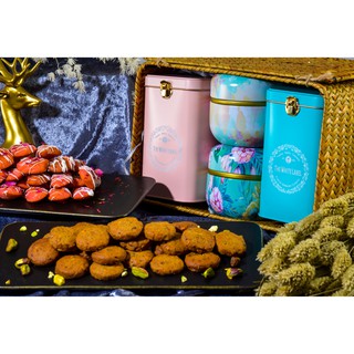 [The White Label] - Premium Cookies and Tea Gift Set 0.5KG