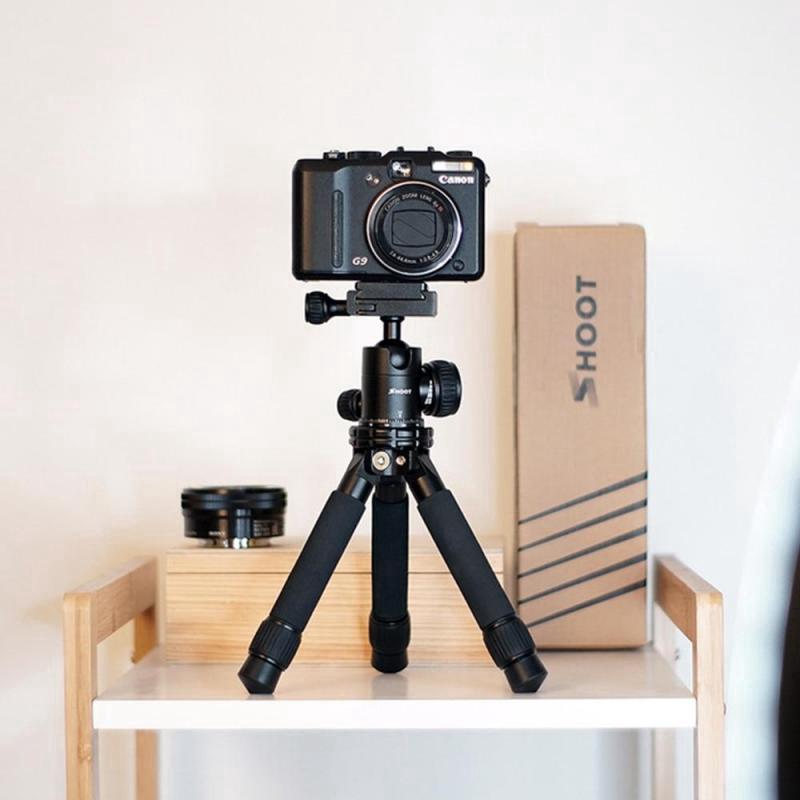 Mini Portable Camera Tripod Stable Tabletop Tripod for GoPro DSLR Nikon Sony Cam