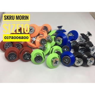 [Shop Malaysia] Morin Screw Number Plate Morin Skru (size10) Y15 / LC135 / NVX155 / SRL115 / RS150 (universal)