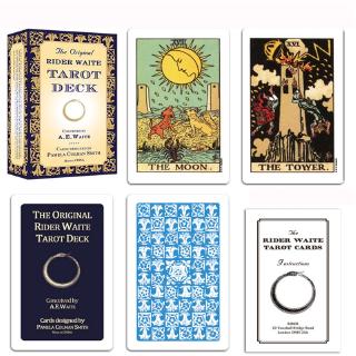 English Radiant Rider Wait Tarot Cards Divination High Quality Smith Deck Board Game 78 sheets/set
