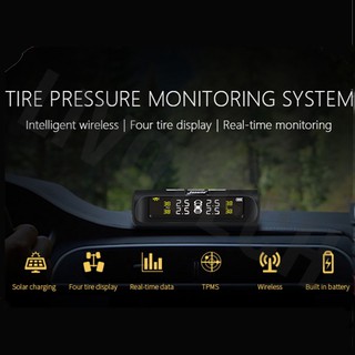 【3 Years warranty】Wireless/ Solar TPMS Alarm Tire Pressure Monitor System Tire Pressure Monitor Set (1)