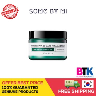 [SOMEBYMI] AHA BHA PHA 30 Days Miracle Cream (Acne Care) 60g - Best Korean Cosmetics + Free Gift