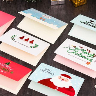 9pcs a set Christmas cards exquisite Christmas greeting card