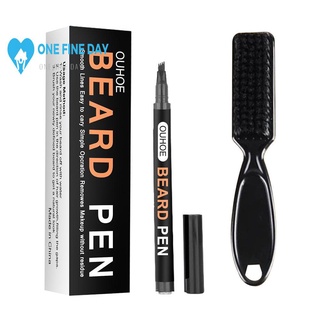 Beard Pen Beard Filler Kit Waterproof Beard Filler Salon For Men Hair Eyebrow Pencil Facial H7T3