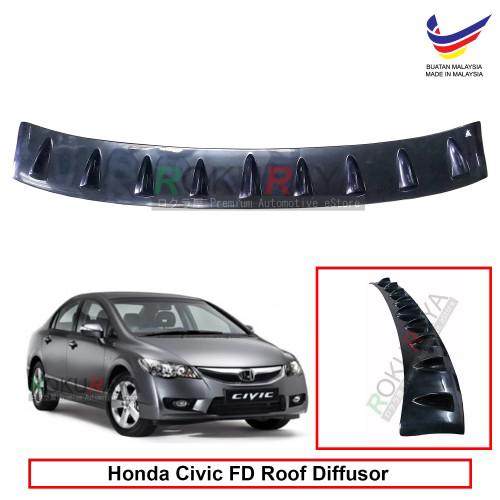 [Shop Malaysia] Honda Civic FD (8th Gen) 2006-2012 Vortex Generator Shark Fin Roof Diffuser