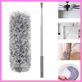 〖Yours❤〗Microfiber Fexible Head Duster with Extension Rod for Ceiling Fans Car Cleaning