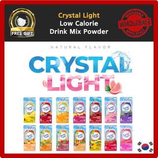 [Crystal Light] Low Calorie Drink Mix Powder 15 Types / Fruit Lemonade / Caffeine Green Black Iced Tea / Lemon Orange Strawberry Grape