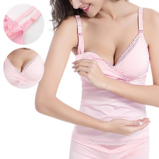 store Maternity Camisole Nursing Tank Comfy Pregnant Women Wireless Breastfeeding tops