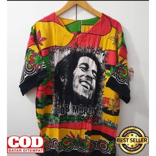 Bali Reggae Bob Marley's Shirt | Casual Clothes | Cool Shirt | Beach Swimwear | Barong Clothes | Bali Clothes |