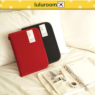 [BeonD] A5 / 6 Rings Diary Fabric Cover Stationery Pouch On The Table