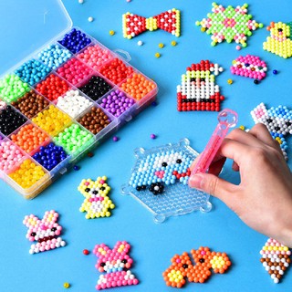 Kids Toys Magic Water Sticky Beads 30 Colors 3600 Water Beads Art Crafts DIY 3D Educational Toy for Girls and Boys Children Day Gift