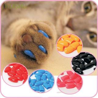 20 Pcs/set Protective Silicone Dog Claw Covers Cat Paw Nail Cap Pet Grooming (1)