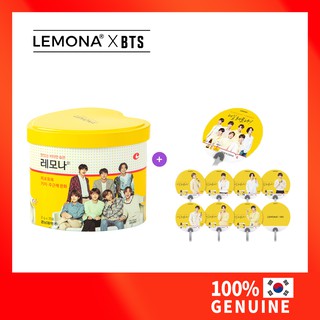 [BTS] Lemona Vitamin Heart case 2g X 70ea with free gift BTS member printing fan (Random)