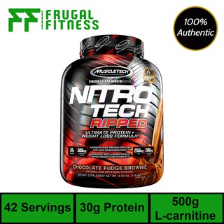 Muscletech Nitrotech Ripped Whey Protein 4lbs