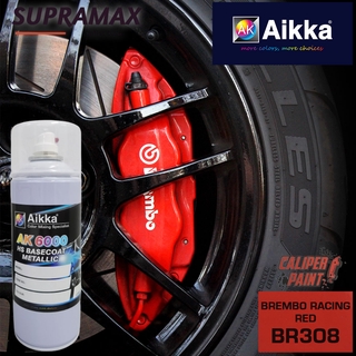 [Shop Malaysia] AIKKA Brake Caliper Paint Aerosol Spray /Aikka Brembo Racing Red BR308 /Cat Brake Caliper SUPRAMAX