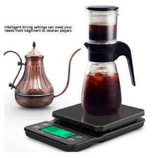 ⚡IN STOCK⚡24H shipping⚡ Coffee Scale with Timer, 5000g/0.1g Digital Coffee Scale with LCD Backlight, Espresso Scale Timer, High Accuracy Kithen Scale for Coffee Brewing, Baking, Food (1)