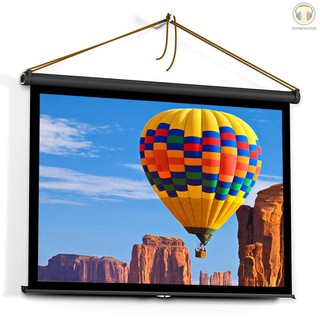 【Ready Stock】 40-inch HD Projection Screen Manual Pull Up Folding Tabletop Projecting Screen Aspect Ratio 4:3 Portable P