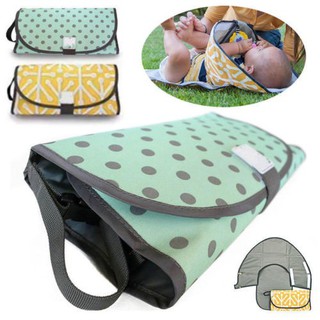 Clean Hands Changing Pad Portable Baby 3in1 Cover Mat Folding Diaper Bag Kit