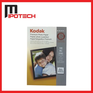 [Shop Malaysia] Kodak Premium Glossy 4R Photo Paper 270gsm Original (4" X 6") 100's / A4 235gsm 20's (8.3" X 11.7")