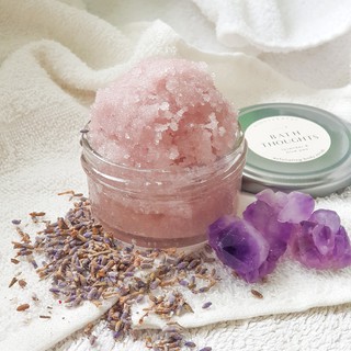 BATH THOUGHTS BODY SCRUB - LAVENDER & BLUE PEA, Essential Oil, natural scent, aromatherapy, christmas gift