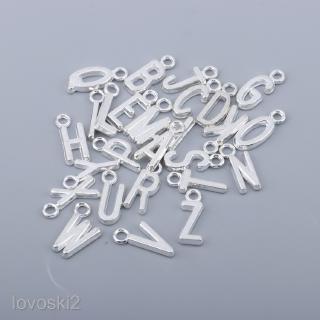 26 PCS Letters Alphabet Dangling Charms Pendant DIY Crafts Jewelry Making