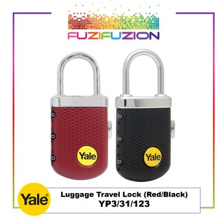 Yale YP3/31/123 Luggage Travel Lock