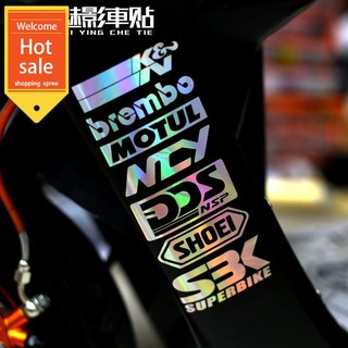 Moto GP sponsor decorative stickers Tmax530 side strip sponsors combination decal reflective stickers waterproof