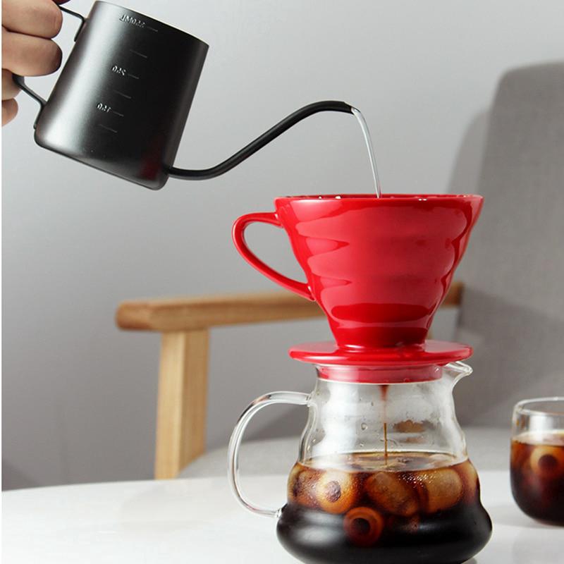 Ceramic Coffee Dripper V60 Coffee Drip Filter Cup