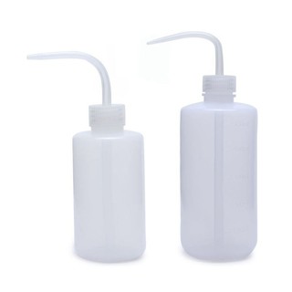 2 Pack Plant Flower Succulent Watering Bottle Plastic Bend Mouth Watering Cans Squeeze Bottle--250ML and 500ML