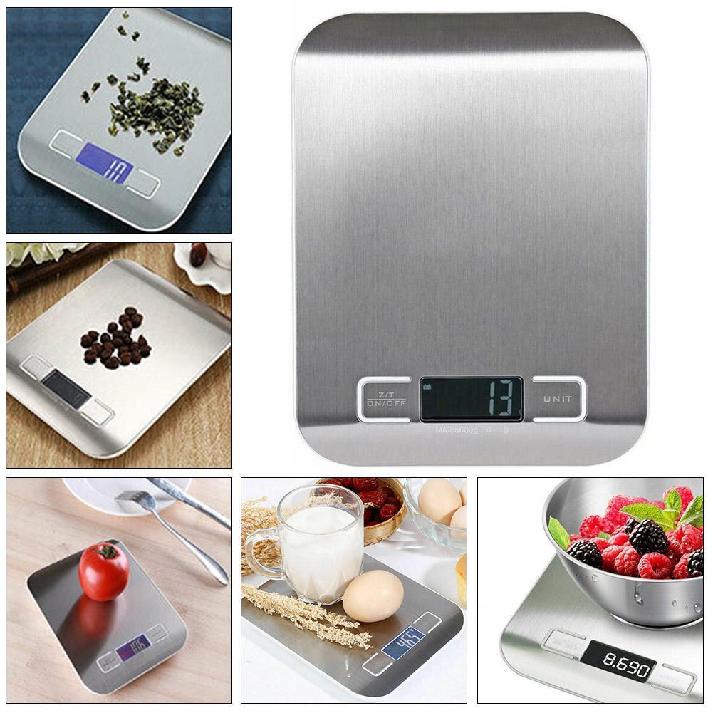LCD Digital Electronic Balance Scale Food Weight Postal Scales Kitchen