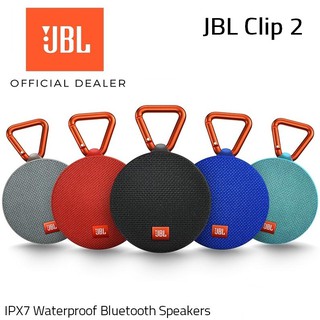 JBL Clip 2 Wireless Bluetooth IPX7 Waterproof Outdoor Speaker with Microphone