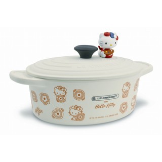Le Creuset Hello Kitty Bamboo Fiber Cast Iron Bowl with Lid