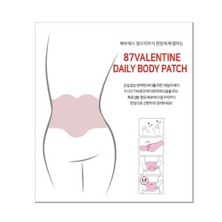 87'Valentine Cellulite Care Hot Body Patch for Slimming and Contouring, 7EA