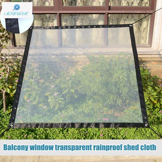 Transparent Rainproof Shed Cloth Tarpaulin Lightweight Waterproof Tarp Cover Tent Shelter