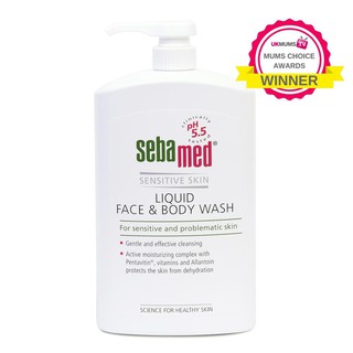 Sebamed Ph 5.5 Liquid Face n Body Wash 1000ml. Suitable for Baby/Ezcema dry skin