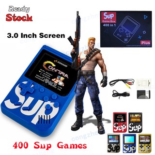 Stock SUP Built-in 400 Games 3.0 inch Retro FC Mini Gameboy Handheld Game Console Emulator AV Out Kids Gift Toy