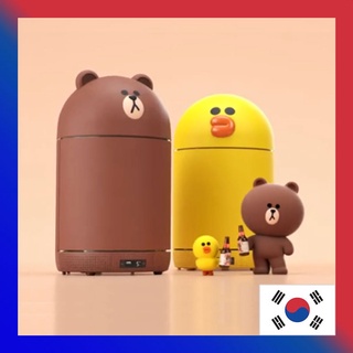 [LINE FRIENDS] Made in Korea mini refrigerator home refrigeration food beverages