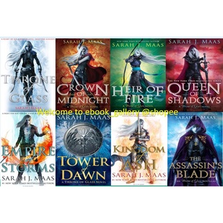 Throne of Glass 8in 1📚[Kingdom of Ash, Tower of Dawn📚, Crown of Midnight, Heir of Fire📚, The Assassins Blade] ebook