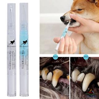 Pets Dogs Teeth Dental Calculus Stones Remover Toothbrush Cleaning Kit 2pcs 5ml/2ml