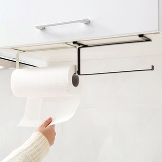 Kitchen Tissue Holder Hanging Bathroom Toilet Roll Paper Holder black