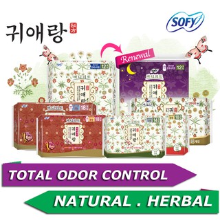 Sofy Korea Herbal Sanitary Pad Total Odor Control