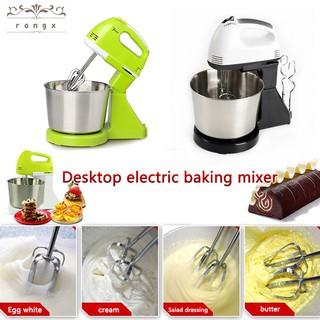 Electric Stand Mixer 7-Speed Setting Power Egg Beater Kitchen Mixer with Dough Hooks Beaters