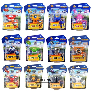 Super Wings Airplane Robot toys Xmas Gift For Kid Toys Mini Transforming Toys Deformation Airplane Robot Action Figures