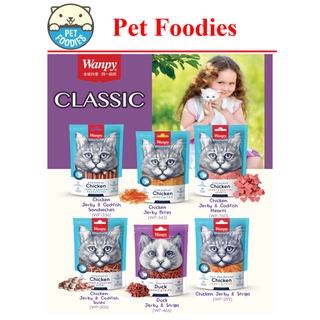 [Pet Foodies] Wanpy Jerky Stripes Cat Treat 80g 3 For $9.99
