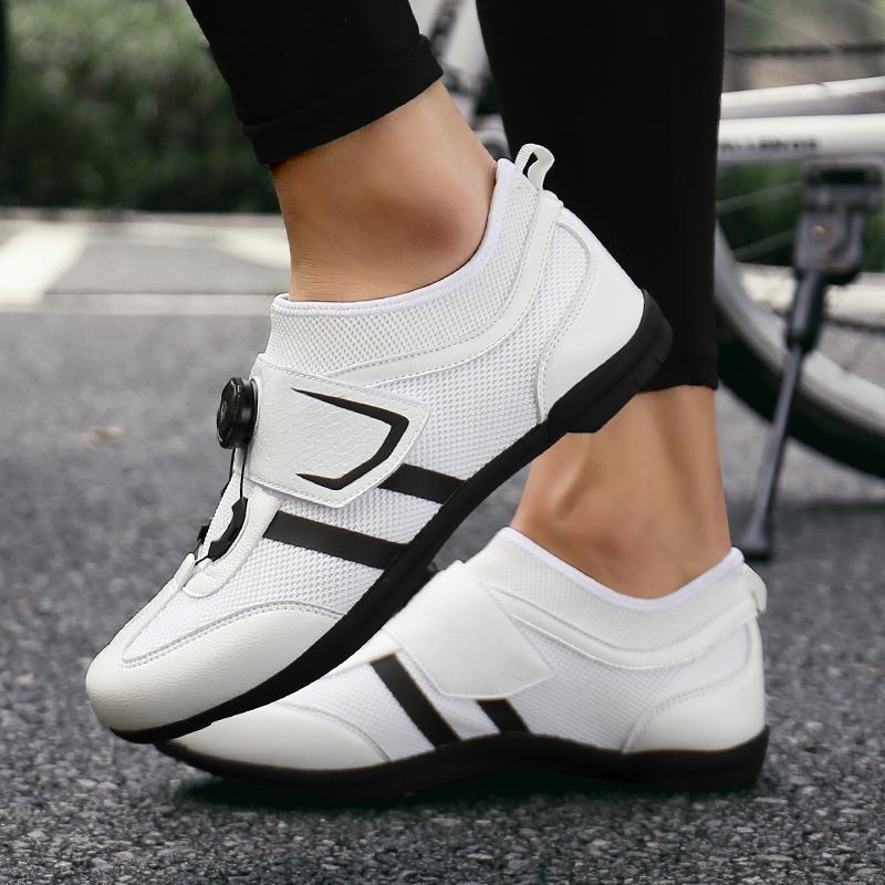 COD Men Cycling Shoes Women Unisex Outdoor Sports Bike Shoes Male Breathable Racing Athletic Bicycle Shoes Mountain Sneakers 2020