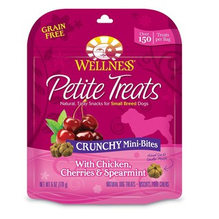 Wellness- Petite Treats Crunchy Mini-Bites Dog Snacks