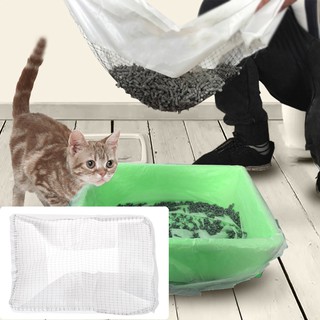 10Pcs Reusable Pet Scoop Liners Cat Feces Filter Kitten Litter Tray Liners