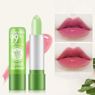 ❤super Natural Aloe Temperature Change Repair Lipstick Moisturizing Lip Balm