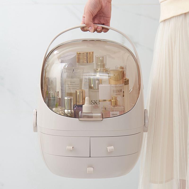 Chic Makeup Acrylic Organizer Drawer Cosmetics Storage Box Nordic Style Cabinet