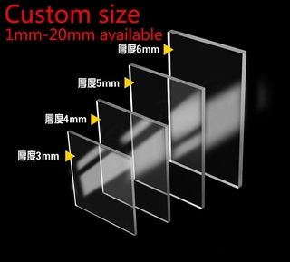 Clear Acrylic Sheet Custom Sizes | Perspex Sheet | Plexiglass Sheet | 1mm-20mm available